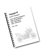 2018 2019 2020 TRIUMPH OWNERS HANDBOOK MANUAL - TIGER 1200 XR XC ALPINE ... - $1,399.43 MXN