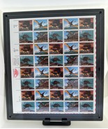 Prehistoric Animals - Dinosaurs Collectible Postage Stamp Framed Artwork - $64.99
