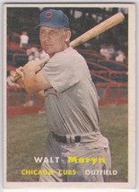 G) 1957 Topps Baseball Trading Card - Walt Moryn #16 - £2.36 GBP