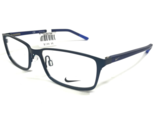 Nike Kids Eyeglasses Frames 5580 401 Navy Blue Rectangular Full Rim 49-1... - $65.23