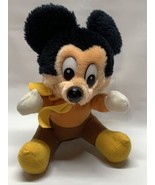 Vintage Walt Disney Mickey&#39;s Christmas Carol Mickey Mouse Plush Stuffed ... - £4.72 GBP