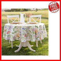 Elegant 70&quot; Round Floral Tablecloth for All-Occasion Indoor &amp; Outdoor Ga... - $42.67