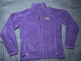 LSU Tigers Columbia Polar Fleece Full Zip Embroidered Jacket  Youth XL - $14.40