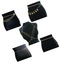 5-6Pcs Boho Multilayer Coins Waist Chain Butterfly O - $55.14