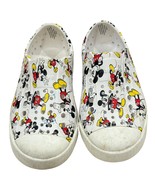 Native Shoes X Disney Mickey Mouse Print Kids Slip-On Sneakers 9 White - $449.63 MXN