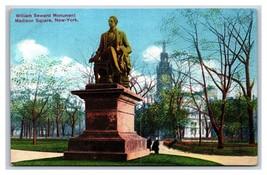 William Seward Monument Madison Square New York City NY NYC UNP  DB Postcard U2 - £2.33 GBP