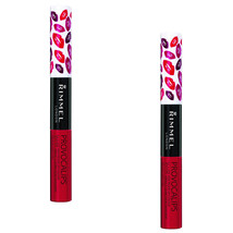 (2 Pack) Rimmel Provocalips 16hr Kissproof Lipstick Play with Fire 0.14 ... - $16.92