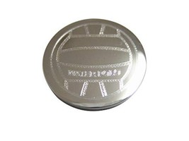 Kiola Designs Silver Toned Etched Round Water Polo Ball Magnet - $19.99