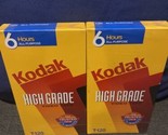 NEW Kodak High Standard VHS Tape Blank 6 Hour T-120 Vintage Media NOS Se... - $14.85