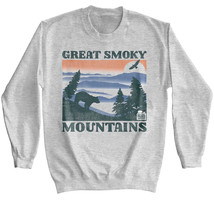 Great Smoky Mountains Sunset Sweatshirt Bear Eagle National Park Tenness... - $48.50+