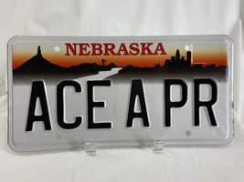 ACE A PR Vintage Vanity License Plate Nebraska Personalized Auto Man-Cav... - £48.44 GBP