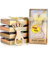 50 Crown Bottle Openers Princess Wedding Favors Tiara Souvenirs Fairytal... - €84,22 EUR