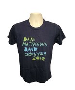 2010 Dave Matthews Band Summer Concert Tour Womens Small Black TShirt - $472.09 MXN