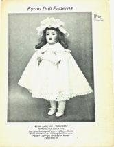 Byron&#39;s Doll Clothing PATTERN JDK 241 Melissa For 22&quot; Doll Vintage 1983 - $14.11