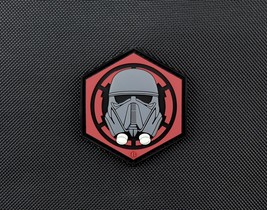 3D PVC First Order Death Trooper Helmet Patch GITD Star Wars Rogue One E... - $8.15