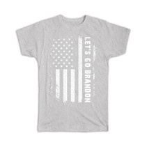 Lets Go Brandon USA Flag : Gift T-Shirt Meme Viral Funny Trump Supporter - £19.97 GBP