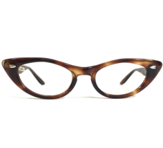 Vintage Petite Bausch &amp; Lomb Eyeglasses Frames Cat Eye Tortoise 42-18-135 - £58.71 GBP