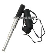 15&quot; Hand Held Silver Telescope w/ Leather Case By NauticalMart - $846.75 MXN