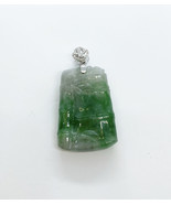 Natural Untreated Burmese Type A Jade Bamboo Pendant With Authentication... - $918.00