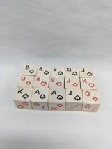 Lot Of (15) Wooden D6 Poker Dice 1/2&quot; - $31.67