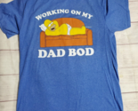 The Simpsons Homer Working on my Dad Bod Mens Shirt Size Medium Vintage ... - £13.21 GBP