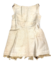 VTG Edwardian WWI Child’s Cotton Chemise Slip Tatting Lace Antique 1900s - $49.45