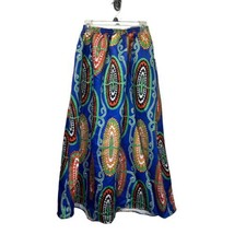 kate kasin womens bright floral Pleated Long maxi skirt Size S - £22.11 GBP