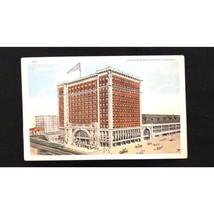 Illinois Chicago IL LA SALLE Street Sherman Van Buren Station Vintage Postcard - £2.97 GBP