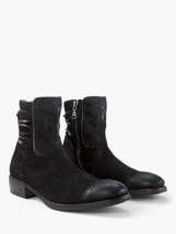 John Varvatos Keith Backlace Suede Boot $1198. Size 11.5 Black - £386.02 GBP