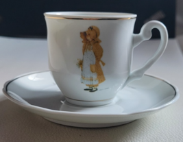 2 Pcs. Teacup and Saucer Set Holly Hobbie Breakfast Relaxing Collectible... - $23.93 CAD