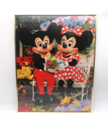 Vintage Walt Disney World Mickey Mouse Minnie Mouse Poster 16x20 Framed - £22.04 GBP