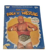 VINTAGE 1986 WWF Hulk Hogan Rock n Wrestling Sticker Book - $19.79