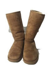 Ugg Classic Genuine Shearling Lined Tall Boots, Brown - Sn 5815 - Size 9 - £26.04 GBP
