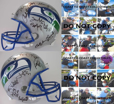 Seattle Seahawks,Legends,Signed,Autographed,Full Size Football Helmet,Coa,Proof. - £1,187.03 GBP