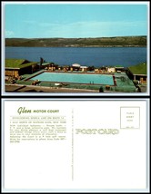NEW YORK Postcard - Watkins Glen, Glen Motor Court Overlooking Seneca Lake BT - £3.15 GBP