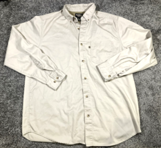 Guide Series Shirt Mens Large LT Khaki Long Sleeve Button Down Vintage H... - $22.65