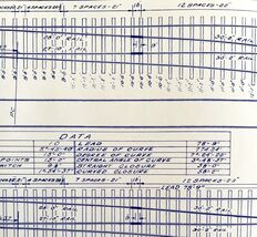 1959 Railroad Bangor Aroostook Original Blueprint 10 Turnout Crossover A... - €40,84 EUR