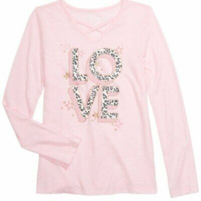 Primary image for Epic Threads Big Girls Love T-Shirt Pink, Size Extra Large