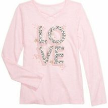 Epic Threads Big Girls Love T-Shirt Pink, Size Extra Large - £13.75 GBP