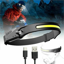 Everlyte Headlamp Rechargeable 230° Wide Beam Head Lamp LED with Motion Sensor,  - £15.68 GBP
