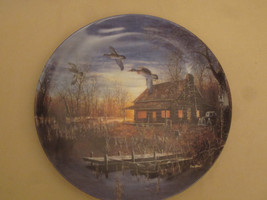 Wood Duck Collector Plate Twilight Flight Jim Hansel Cabin Waterfowl Wildlife - $31.20