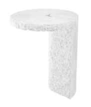 White Marble Side Table, Marble Table, Modern Coffee Table, Entry Table, Narrow  - £7,992.07 GBP