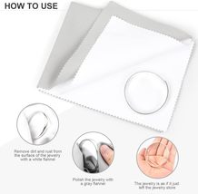 Jewelry Cleaning and Polishing Cloth 100 Pure Cotton Silver Polishing Cl... - $342.45 MXN