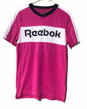 Reebok Womens Size S Short Sleeve Shirt Top Dark Pink Training Comfortable - $12.00