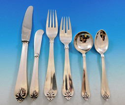 Diana by Cohr Danish Sterling Silver Flatware Set Service 34 pieces Hand... - £2,218.70 GBP