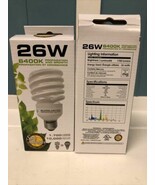 2 x SunBlaster SL0900156 Fluorescent CFL 6400K Self-Ballasted Light Bulb... - $25.76 CAD