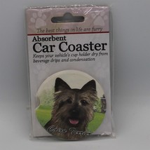 Super Absorbent Car Coaster - Dog - Carin Terrier - $5.44
