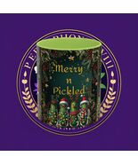 11oz 'Merry n Pickled' Design for Holiday Cheer - Festive Accent Coffee Mug - $12.00