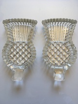 GLASS SERVING DISHES - THISTLES - $7.68