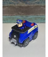 Paw Patrol Chase Police Dog Cop Blue Cruiser Vehicle and Figure Spin Master - £7.07 GBP